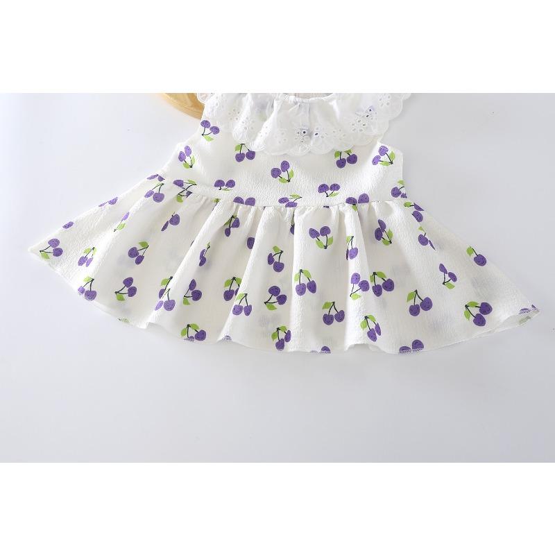 Cute Korean Style Little Girls Floral Cami And Shorts Two Piece Summer Outfit