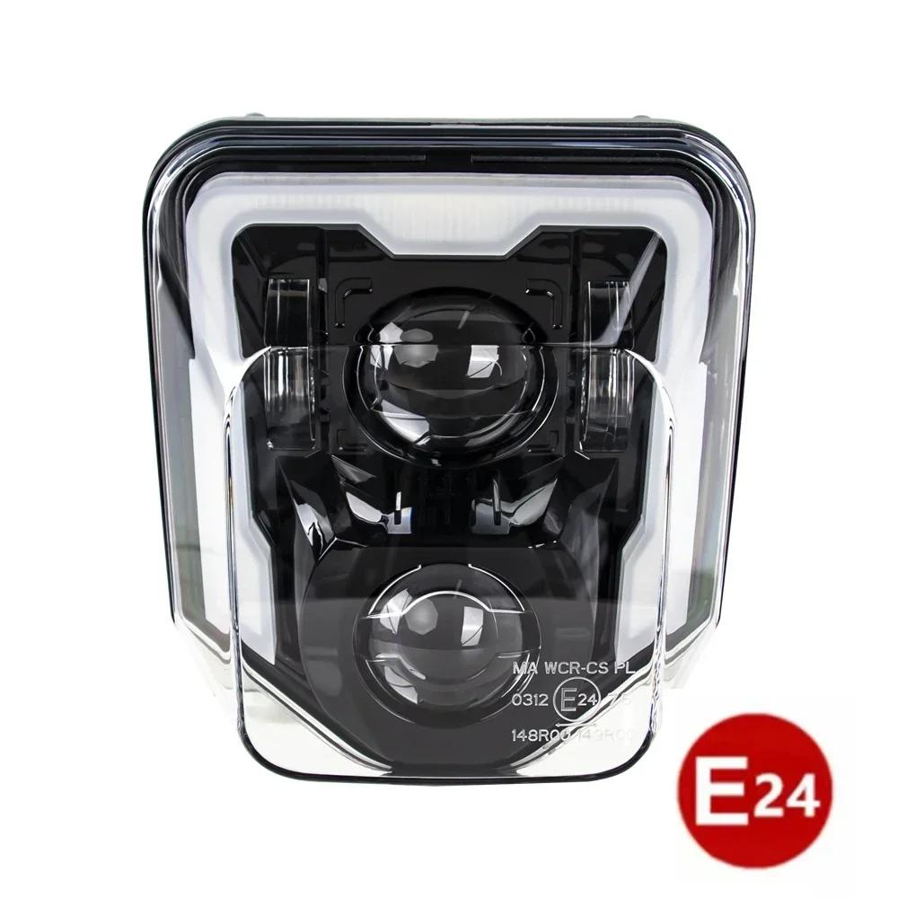 

Motorcycle Headlight For Husqvarna TE150 TE150i TE250 TE300 TE300I LED Headlight W/ High Low Beam DRL Head Lamp Side Mount