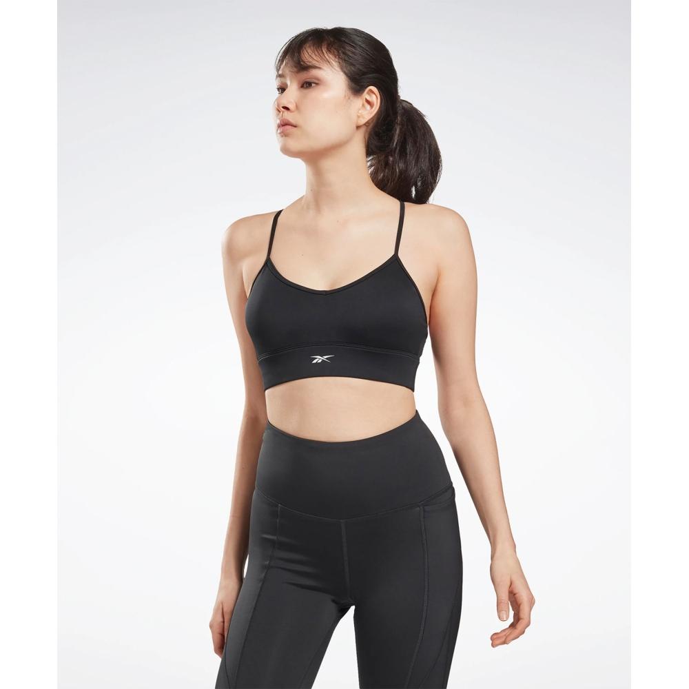 

Спортивный бюстгальтер REEBOK для тренировок, топ W, черный GR9473