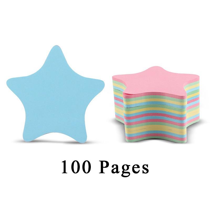 

1 блокнот цветные липкие заметки разных форм квадрат сосна медведь звезда ткань сердце самоклеящиеся блокноты DIY школьный офисный аксессуар ZYF звезда