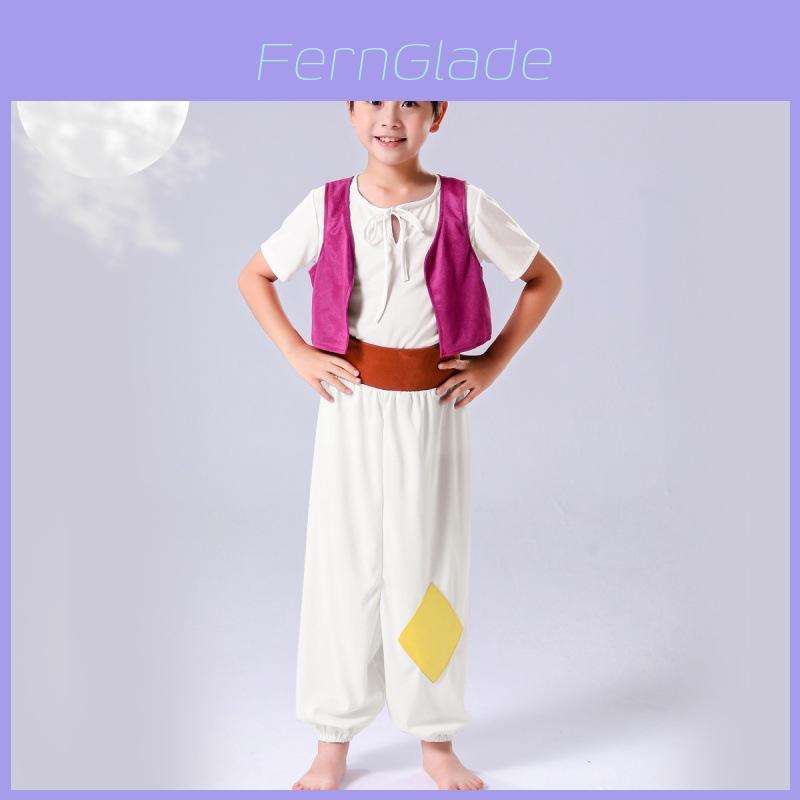 Aladdin Costume For Children Magical Prince Outfit Made Of Bamboo Fiber For Stage Performances
