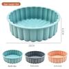 High-Temp Silicone Sunflower Cake Mold - 7-Inch Round Baking Tool