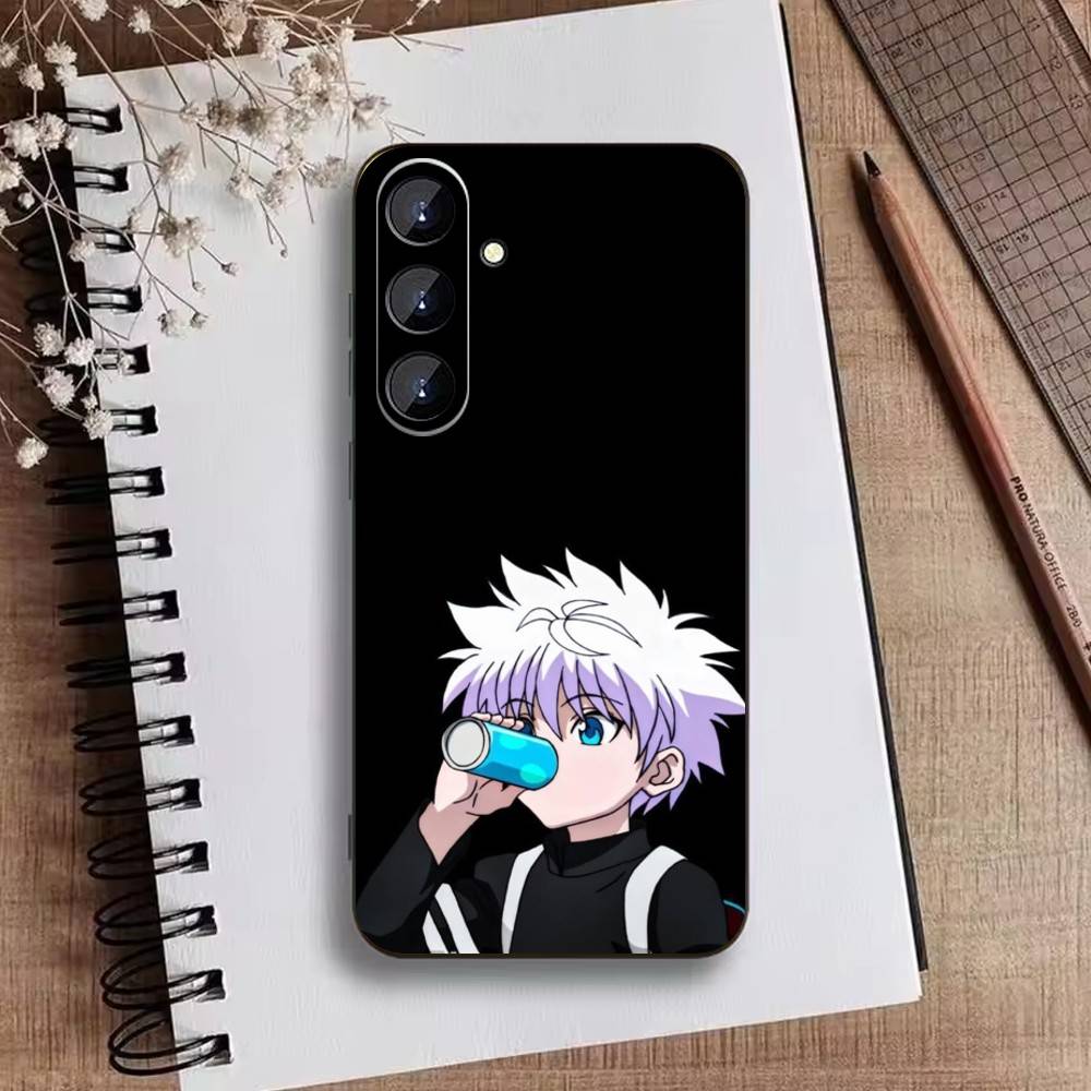 

D-Killua Zoldyck H-Hunter X Hunter Phone Case For Samsung Galaxy A73,A72,A71,A70,A52,A51 Others Soft Black Cover Samsung a73 5g
