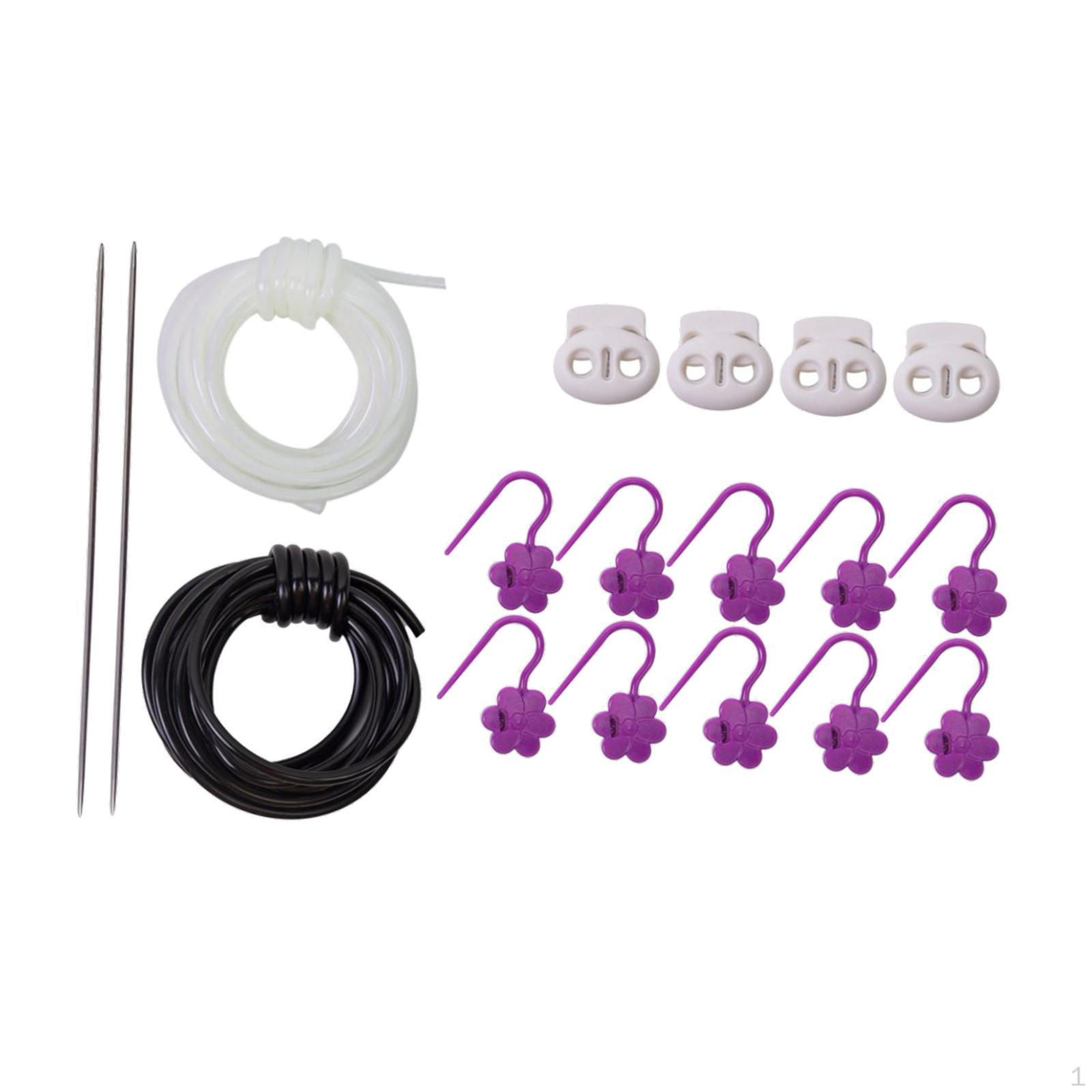 

Барбер Корд Стич Стопор Браслет Ожерелье Бисероплетение Сохранители Вязание Держатель white black cord