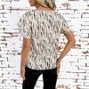 New European and American Women's Round Neck Short-sleeved Full-print Elegant Women's Top