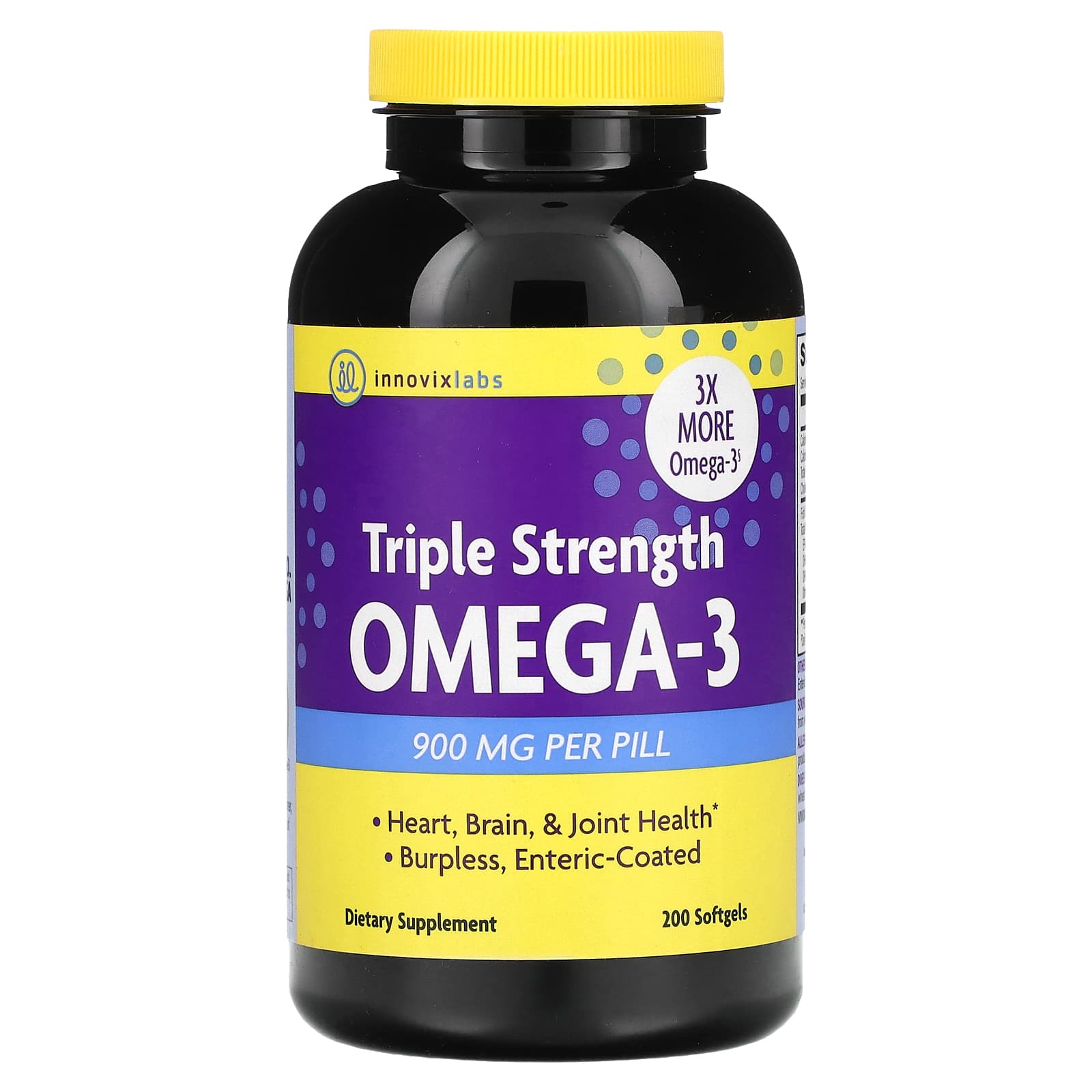 

Triple Strength Omega 3, 900Mg, 200 Softgels
