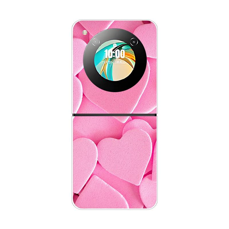 Pro ZTE Libero Flip Pouzdro Módní Roztomilý Kreslený Průhledné PC Tvrdá Skořepina Pouzdro na Telefon Pro ZTE Nubia Flip Flip2 Pouzdra Průhledné Fundas