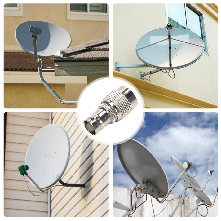 High Performances TNC Male to BNC Female Adapter Converter for Communication Stations and Home Entertainment System