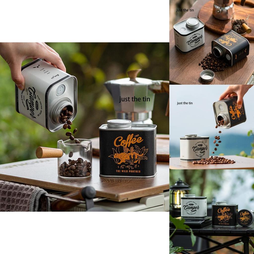 Ins Style Kaffeebohnen Versiegelter Behälter Outdoor Camping Blechdose für Lebensmittelverpackung und Lagerung