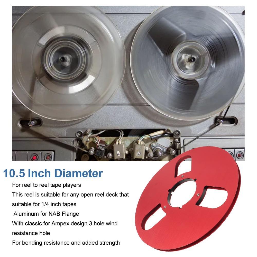 1/4 10.5 Inch Takeup Reel 3 Hole Reel to Reel Tape Recorder Reel Reel to Reel Tape Recorder