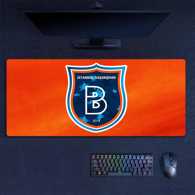 İstanbul Başakşehir Print  Cushion Non-slip Laptop Tablet Big Mousepad XXL Mat Mini PC Playmat With Lock edge