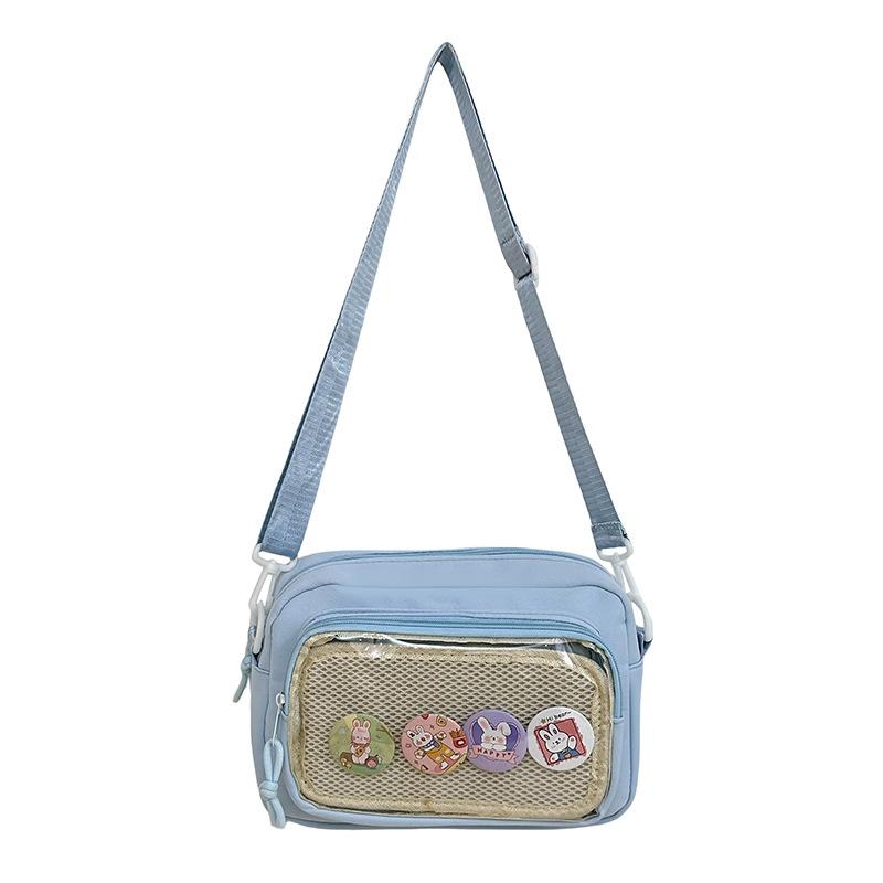 New Small Square Bag Japanese Pain Bag Bazi Medal Trend Fashion Women's Bag Personalized Shoulder Bag Crossbody Bag