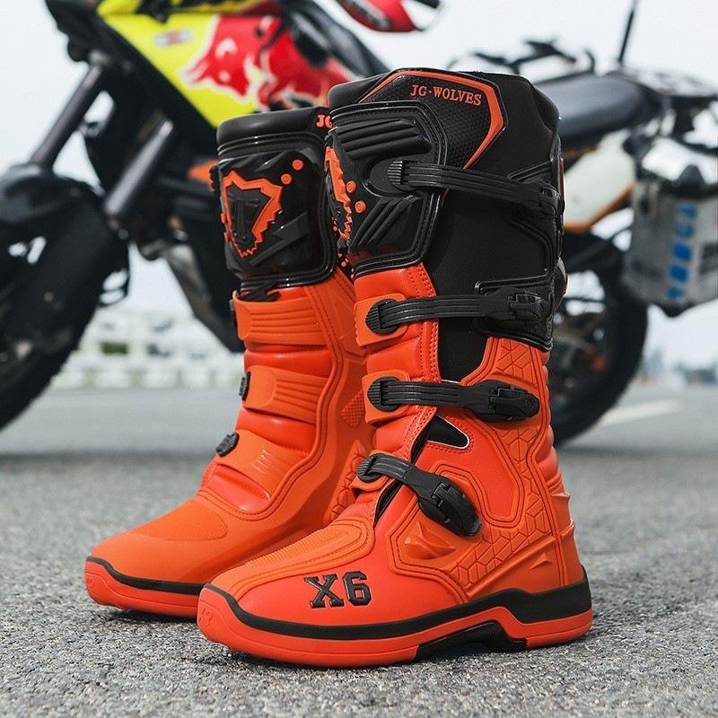 Motorrad-Stiefel für Herren und Damen für alle Jahreszeiten - Offroad-Renn-Kurzstiefel
