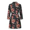 Soft Cotton Women's Kimono Robe - Bathrobe & Loungewear Sleepwear