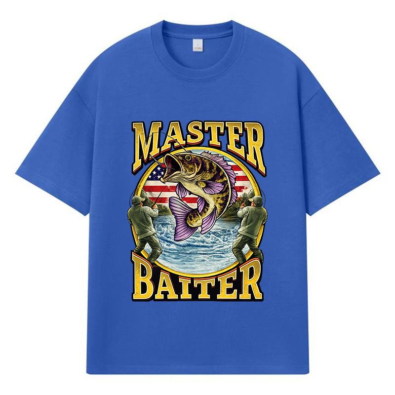 2026 Master Baiter Printed Graphic Streetwear Y2k Harajuku Men Women Clothes 100% Cotton T Shirt Casual Oversized Summer Men T-shirt