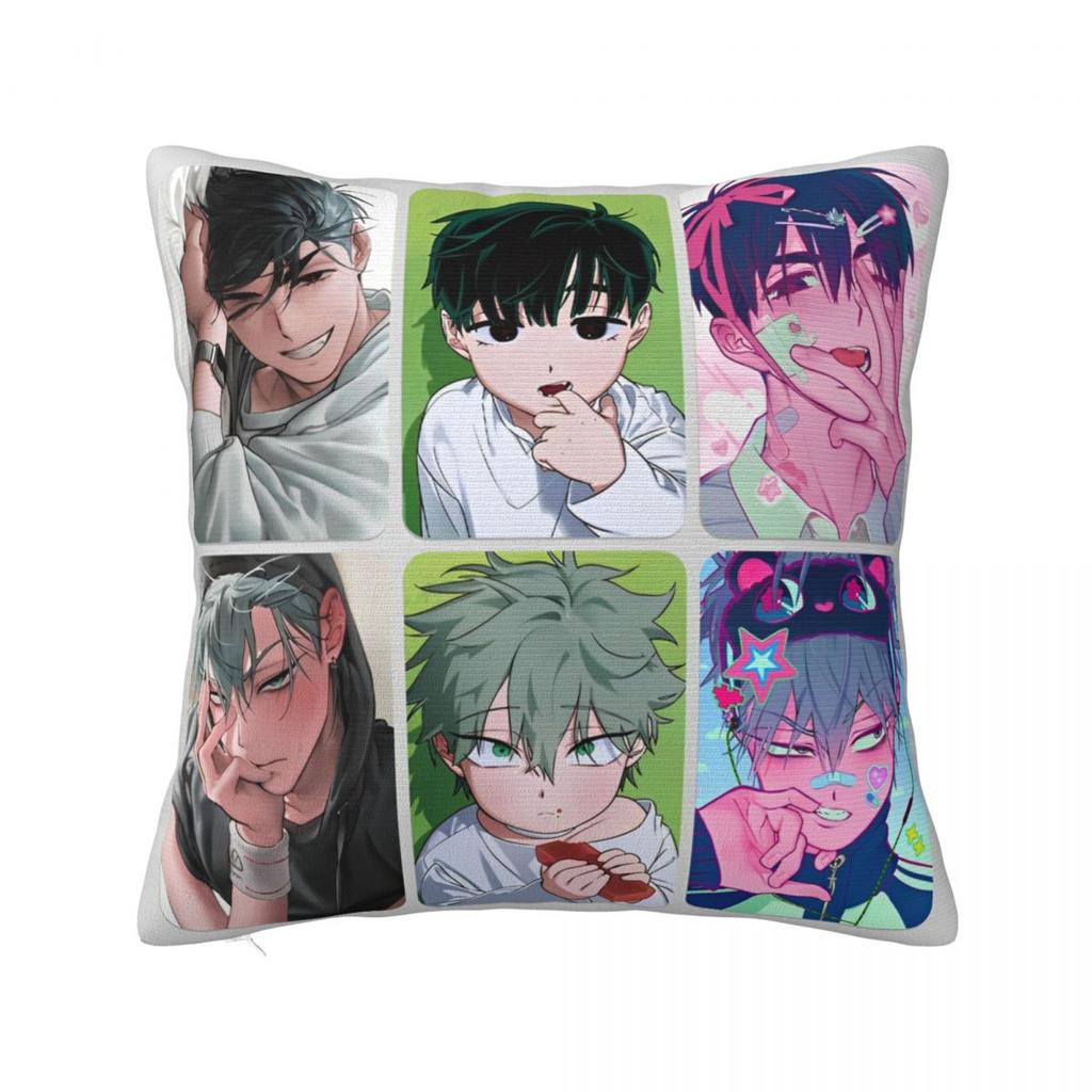 Shadow Milk Cookie Run Kingdom Square Pillow Covers Bed Car Cute Cartoon Anime Cushion Case Funny Decor Pillow Cover 4040