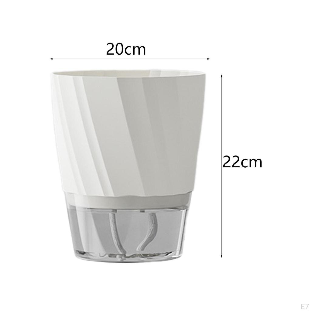 Automatic Water Absorption Planter Flower Pot Gardening Outdoor Windowsill Multipurpose Indoor