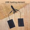 USB Heating Pad USB Heater Sheet Foldable 2 In 1 Cloth Heater Multi-Function Warming Heating Pad for Gloves Socks Clothes