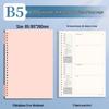 B5 Loose-Leaf Durable Notebook: Thick, Comfortable, Perfect for Students