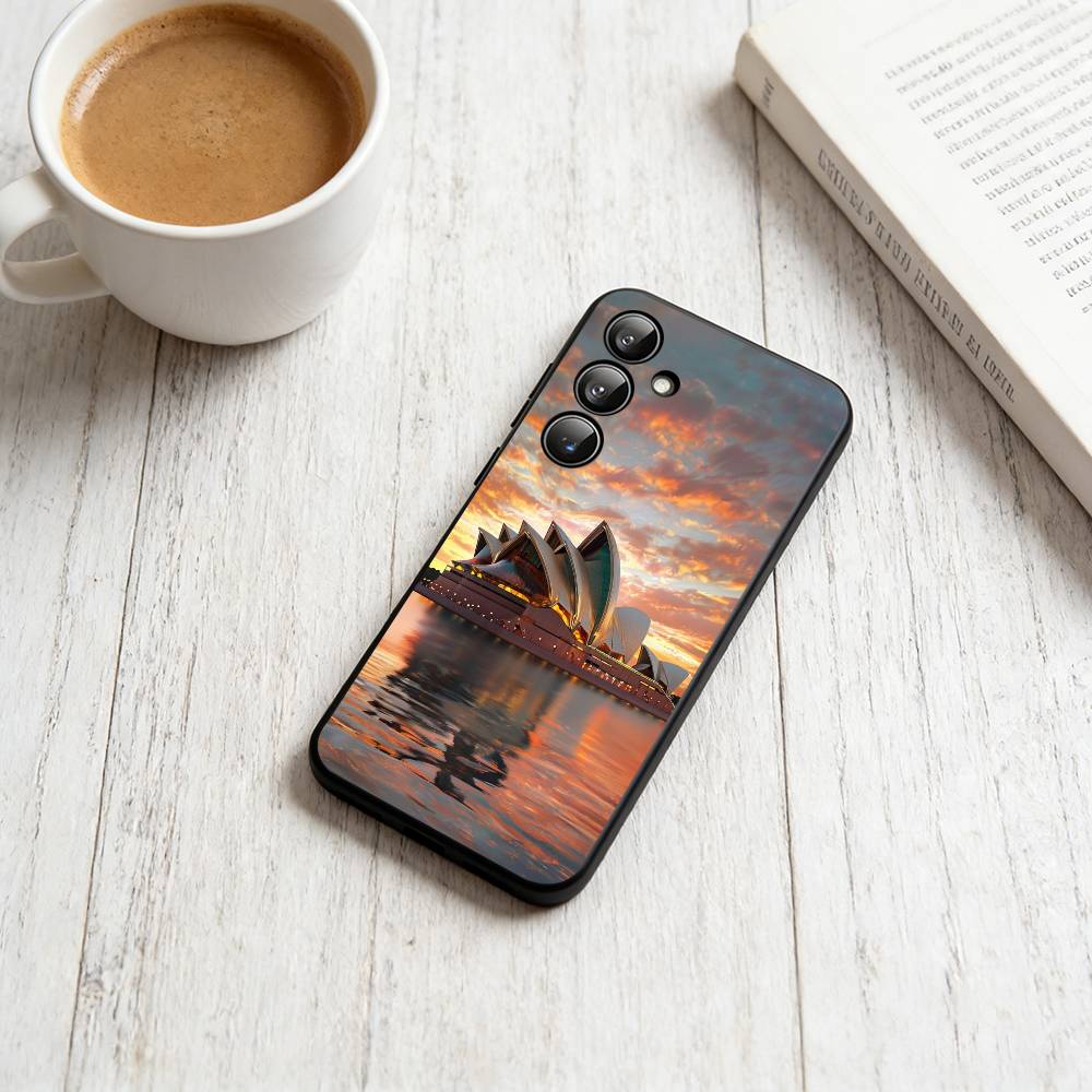 

Sydney Opera House Phone Case For Samsung Galaxy A73,A72,A71,A70,A53,A52,A51,Others Soft Black Cover Samsung a53 5g
