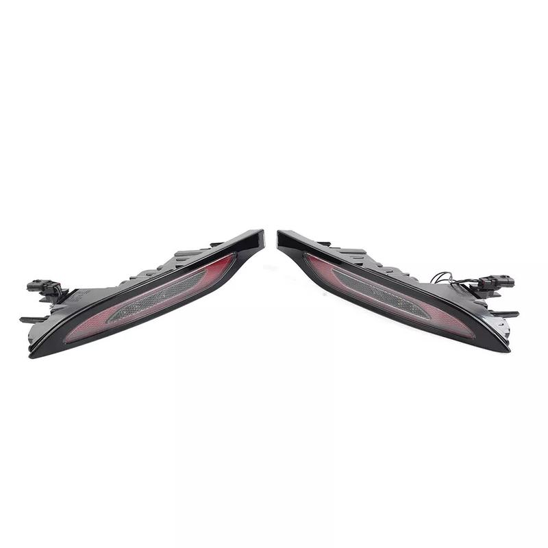 LED Bumper Reflector Bumper Reflector Lamp Replacement Part Non-deformation Replacement tallation ABS Material