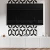 Panel Winylowy Z Nadrukiem - Dekoracja Do Sypialni 120X60 Cm Stylowy Wzór Z Płetwami