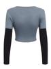 Women Y2K Long Sleeve Tops Long Sleeve Fairy Grunge Aesthetic Shirts Vintage Graphic E-Girl Teen Tee Streetwear