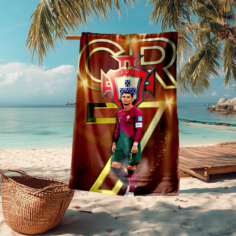 CRF 7 Fashion Beach Towel: Ideal for Summer Adventures, Soft, absorbent and quick drying, suitable for swimming and bathing
