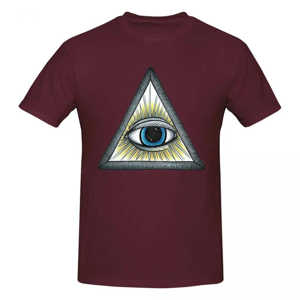 Eye Illuminati 7 Tshirt For Unisex Cotton Oversized T Shirts Unisexs Tees Short Round Neck Summer Clothes Tops S6xl