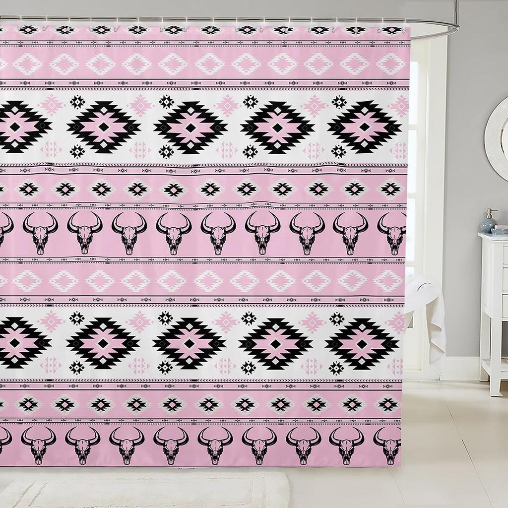 Kids Japanese Style Shower Curtain Japanese Ukiyoe Bathroom Shower Curtain Set Hokusai Exotic Bath Curtain Girls Fuji Mountain