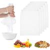 5 Pcs Nut Milk Bag Food Grade Nut Bag Strainer Reble Nylon Cheese Cloth Bag for Straining Mesh Strainer Bag for Fruit Juice Nut Milk Coffee Yogurt