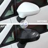 Carbon Fiber Style Black Rearview Side Mirror cover Caps For Seat Leon MK2 1P Ibiza MK4 6J 2008-2017 Replacement