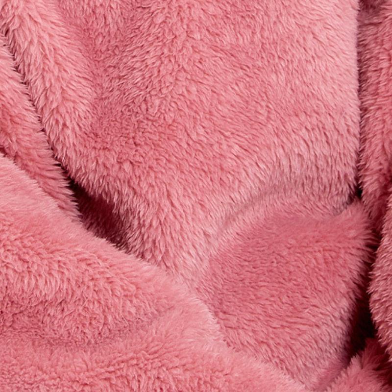 Women's Plus Size Coral Fleece Winter Extra Thick and Fleece Warm Pajama Set