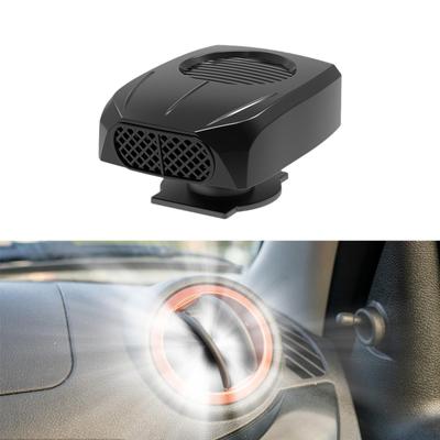 2'si 1 Arada Araç Araba Isıtıcı Fan 12V/24V Yer Tasarrufu Sağlayan Taşınabilir 360° Döner Taban