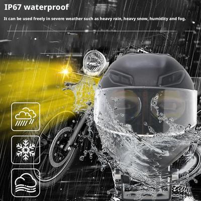 Motorcycle Decorative Lights Car LED Headlight Modified Yellow White Light 12V Motor Helmet Eye Dual Vehicle Electric Spotl T7J6