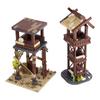 Medieval Scene Building Blocks Snow Sentry Siege Watchtower Siege Engines Ballista Moc Street View Assembled Brick toys