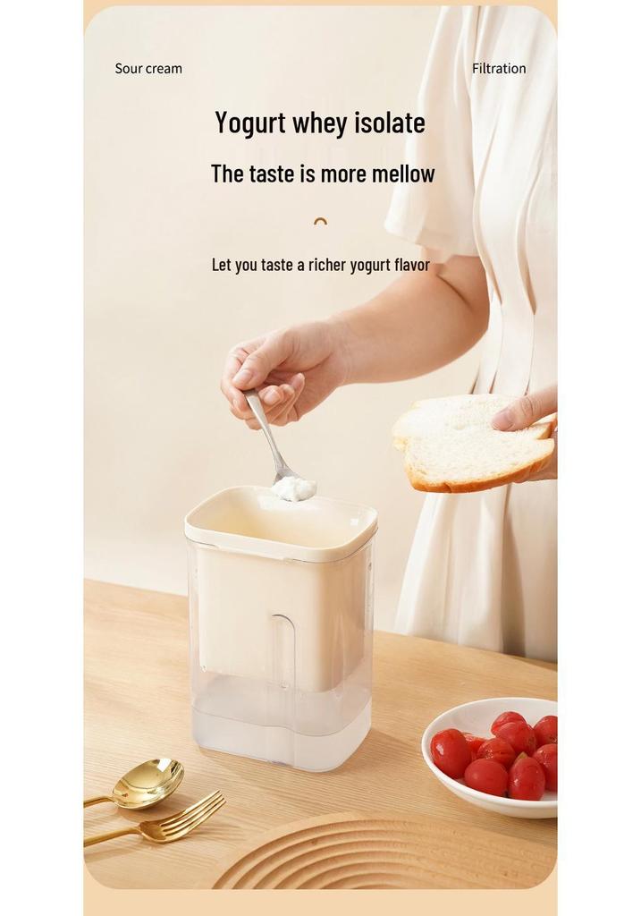 Multi-Functional Yogurt & Cheese Whey Separator with Large Capacity.