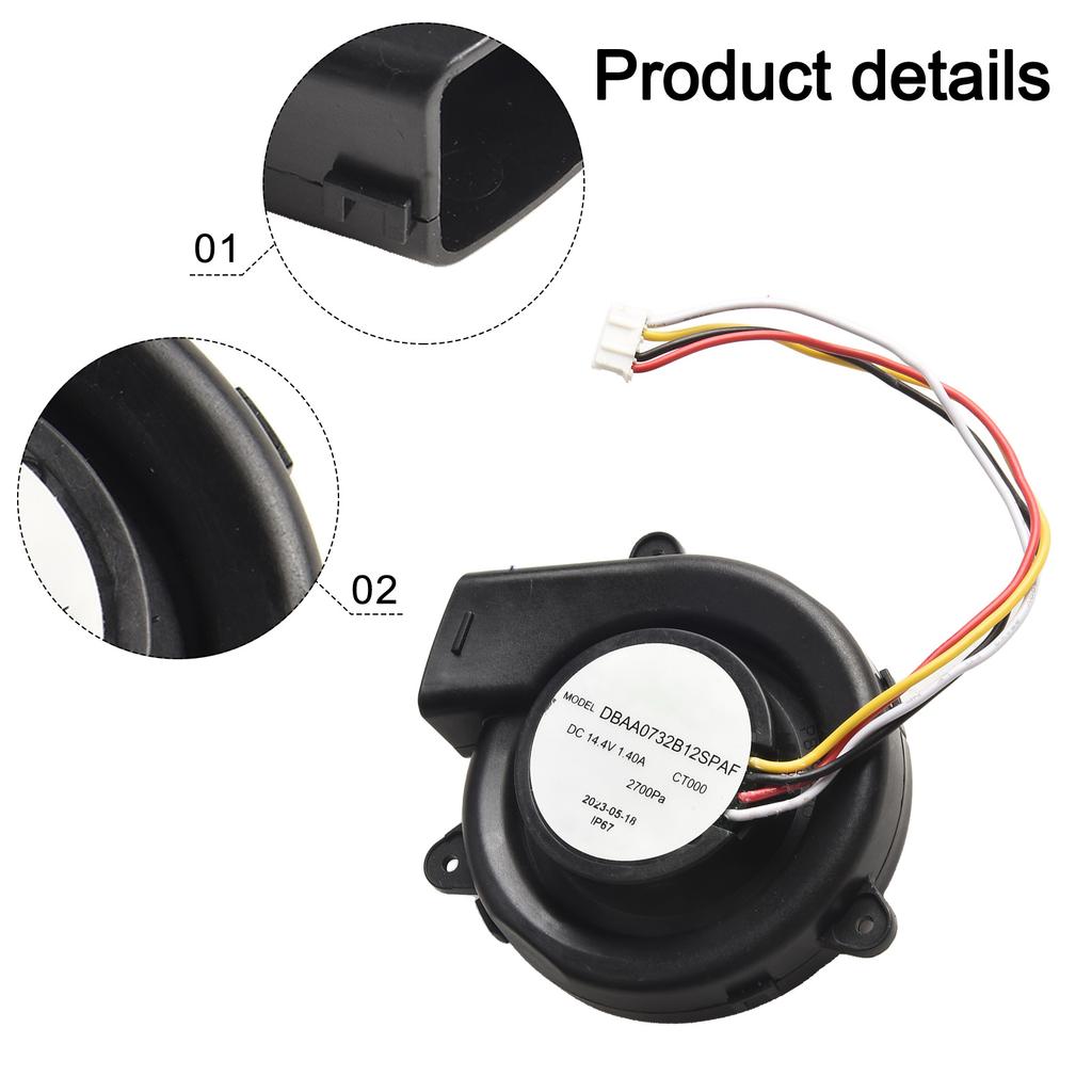 Engine Ventilator Fan Motor Replacement for 360 S8 Plus Robot Vacuum Cleaner Model DBAA0732B12SPAF Designed for Reliable Cooling