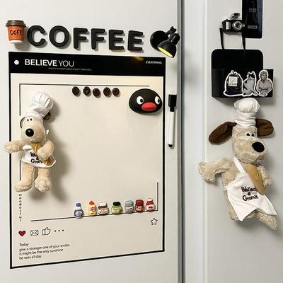 Erasable Refrigerator Magnet Memo Board - Magnetic Door Message & Reminder Board Decoration