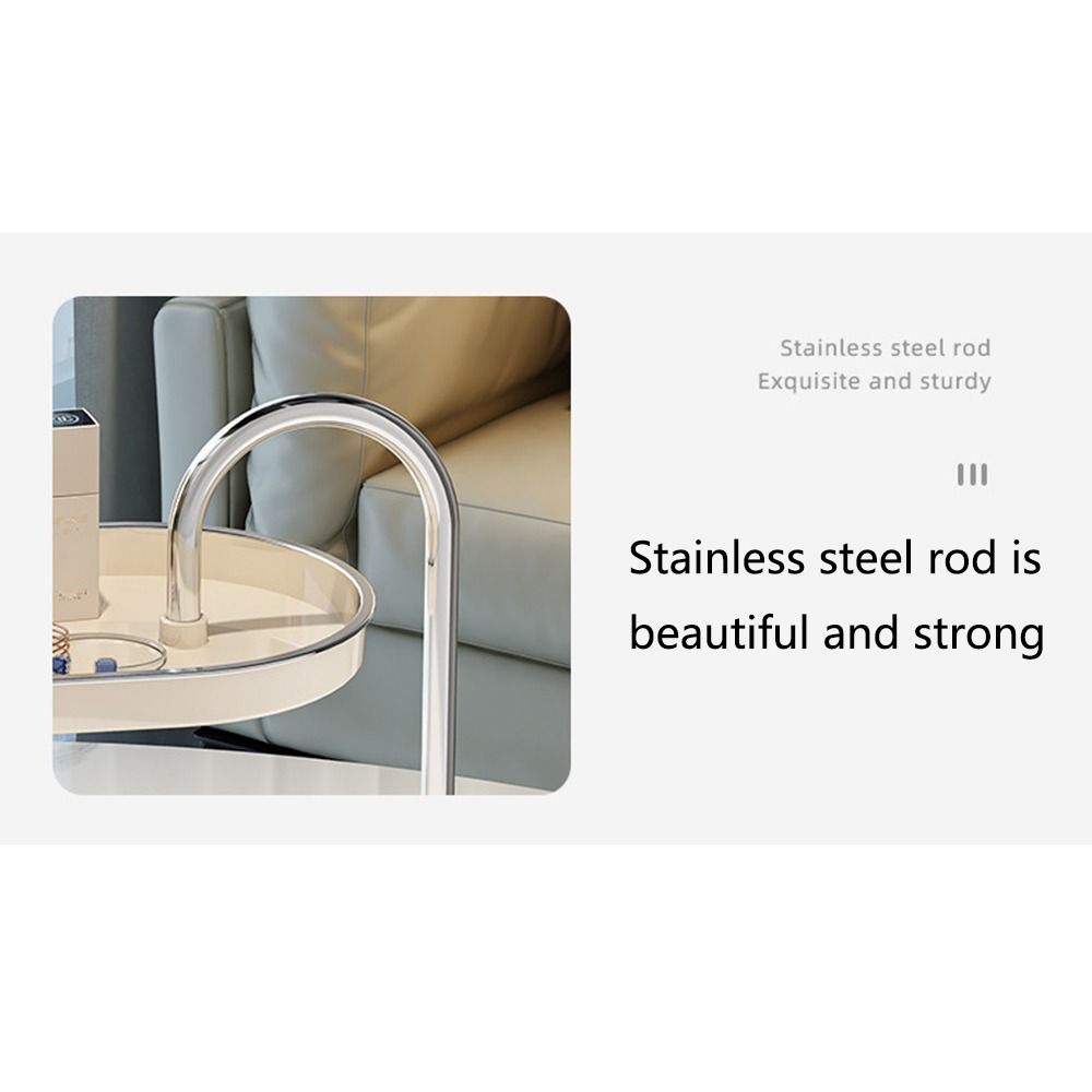 Stainless Steel Rod Desktop Storage Tray Space Saving Makeup Storage Display Stand  Skincare