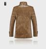 Men's Thickened Velvet Leather Jacket - Warm Casual Stand Collar, Youth Large Size