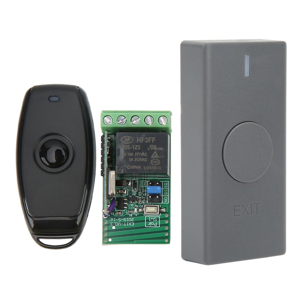 Wireless Access Control System with Door Exit Button Controller Remote Control DC 12V for Entrance