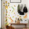 Tj17503 Hand-Painted Cat Street Lamp Flower Bronzing Wall Sticker Decoration Children'S Room Bedroom Background Self-Adhesive Wall