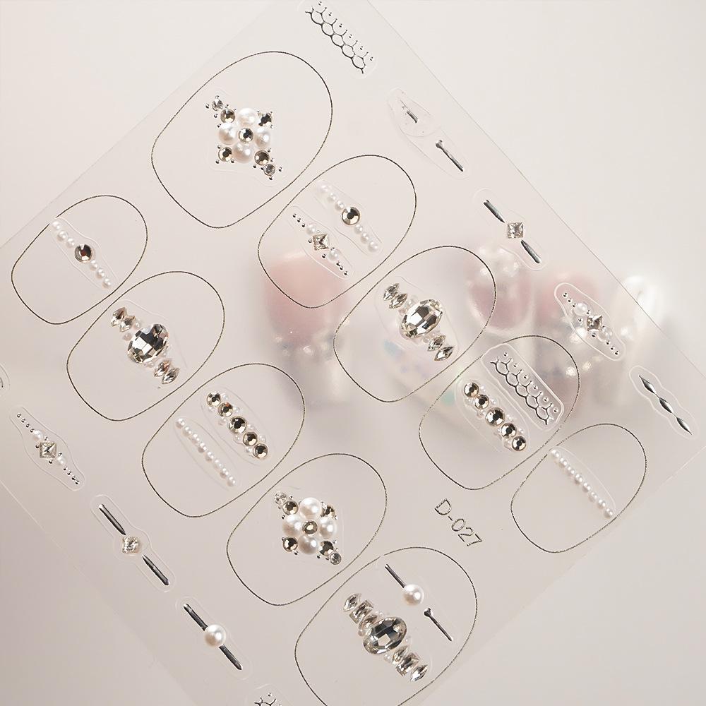 Redanco Light Luxury Nail Art Rhinestone & Zirconia Pearl Decorations