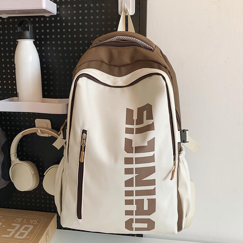 Primary School Girls Large Capacity Burgundy Junior High School Students High School Students College Students Backpack