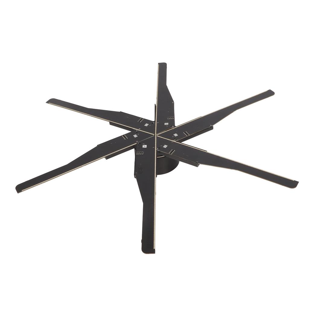 3D Hologram Fan Professional 4000x960 Resolution 6 Blades 960 Light Beads 23.6inch Hologram Fan