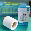 E27 Lamp Head 85-265V Automatic Light Controlled Sensor Switch White Shell For Aisle Bedroom Living Room