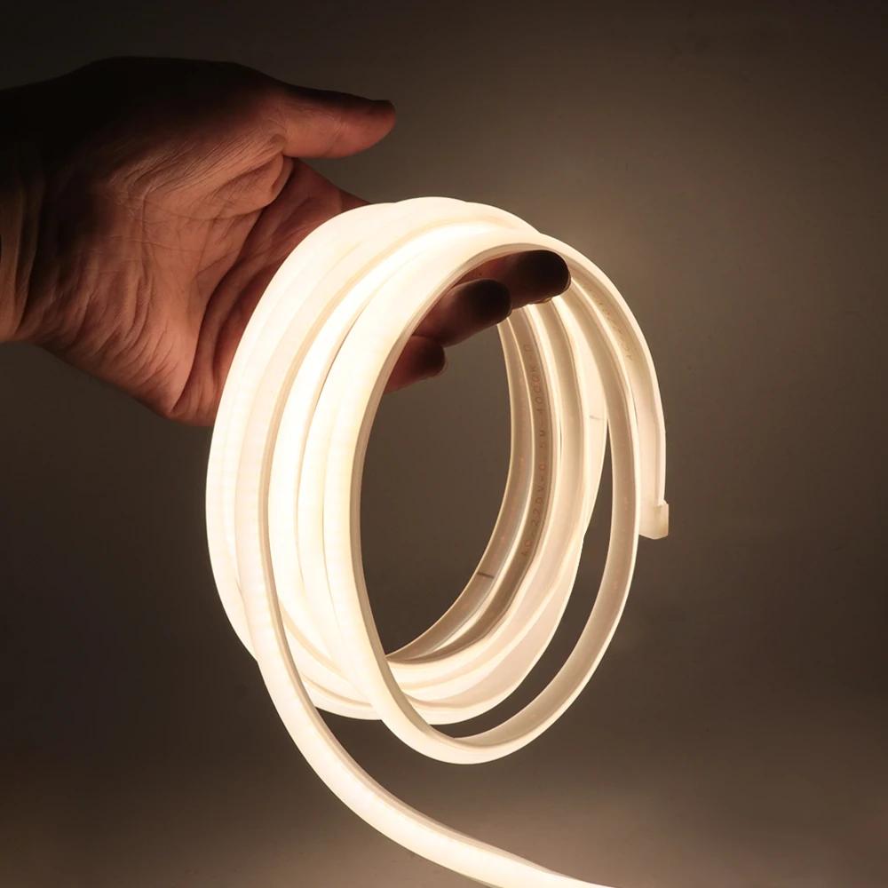 220V 230V RGB Neon LED Streifen Flex Schlauch Stripe Lichtband Außen