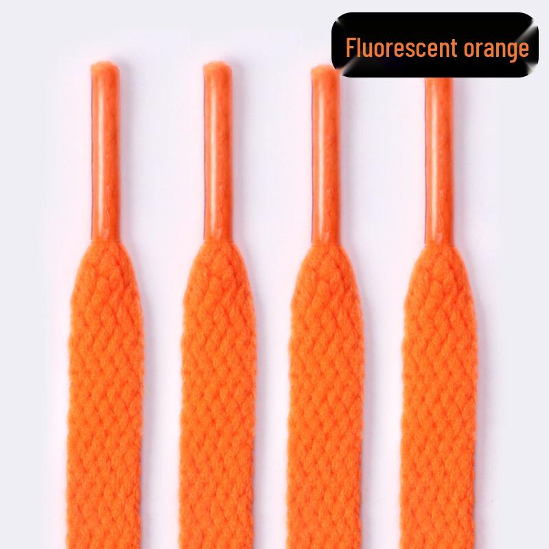 Customizable Black & White Flat Shoelaces for Air Force 1 and AJ1 Sneakers