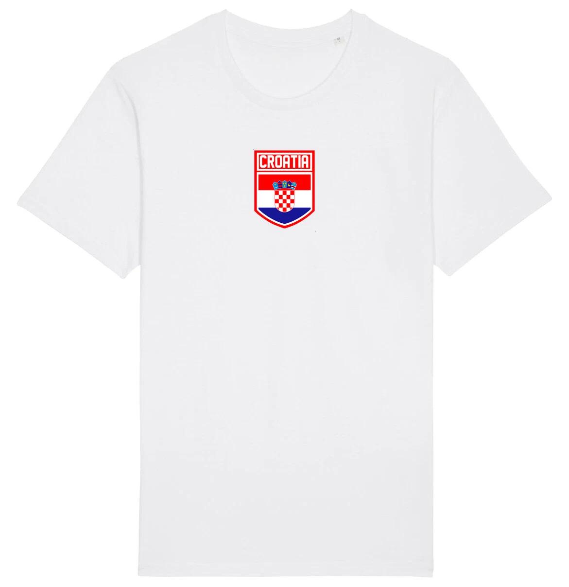 Croatia Badge T-Shirt, Adults Kids Baby Family, Football World Cup 2026 Kit J 160